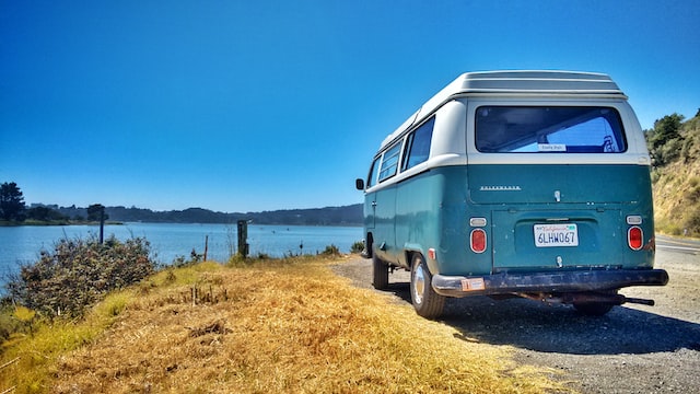 Motorhome by the sea